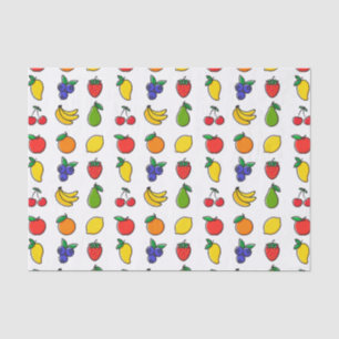 Colourful Mixed Fruit Pattern Tissue Paper