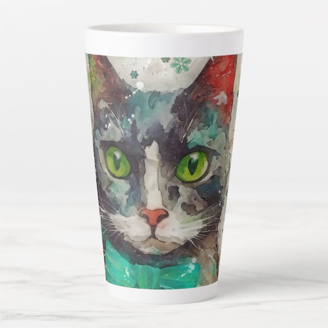 Colourful Mixed Media Print Holiday Mug AP407A2 (Front)