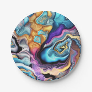 Colourful Mixture Paper Plate