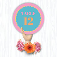 Colourful Mod Embroidery Save the Date