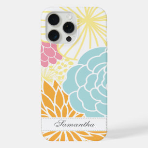Colourful Mod Florals iPhone 15 Pro Max Case