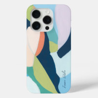 Colourful Modern Abstract Art Custom Name