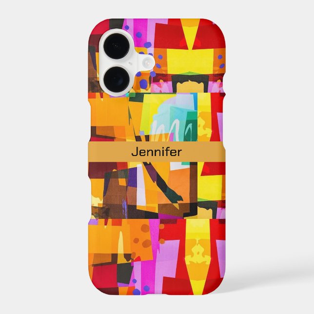 Colourful Modern Abstract Art Pattern (Back)
