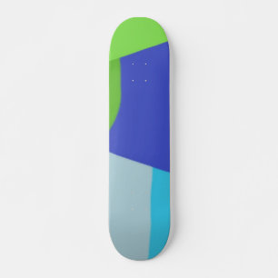 colourful modern abstract art skateboard