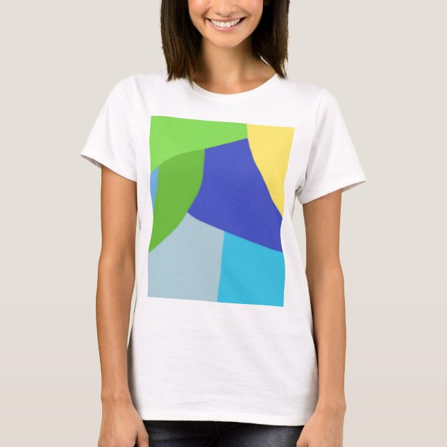 colourful modern abstract art T-Shirt (Front)