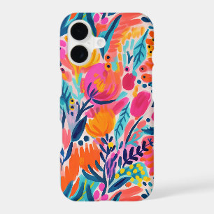 Colourful Modern Abstract Flower Pattern