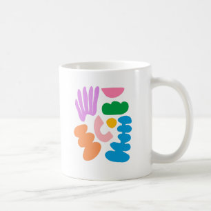 Colourful Modern Abstract Geometric Shapes Art Coffee Mug