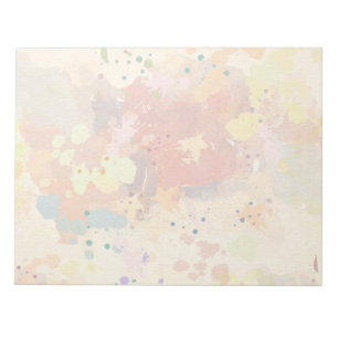 Colourful Modern Abstract Paint Splash Notepad