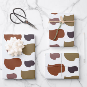 Colourful Modern Abstract  Wrapping Paper Sheet
