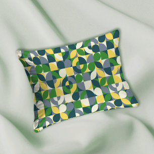 Colourful Modern Bauhaus Abstract Geometric Patter Pillowcase