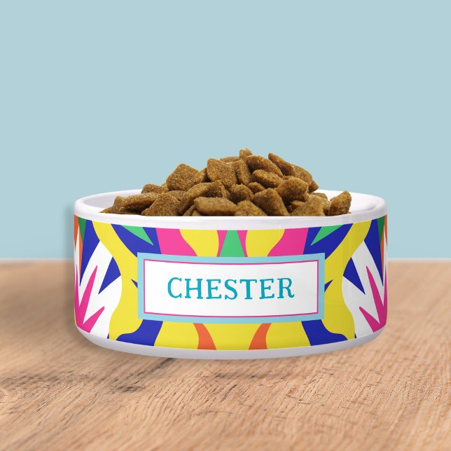 Colourful Modern Ceramic Pet Bowl (Creator Uploaded)