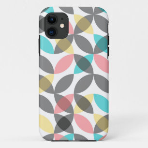 Colourful, modern, cheerful circular geometric iPhone 11 case
