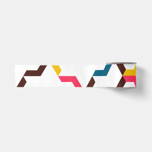 Colourful, modern, cool trendy chevron arrow shape satin ribbon
