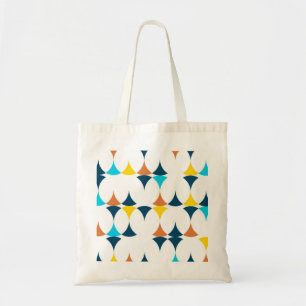 Colourful, modern, cool, trendy geometric shapes tote bag