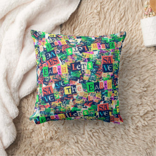 colourful modern cushion