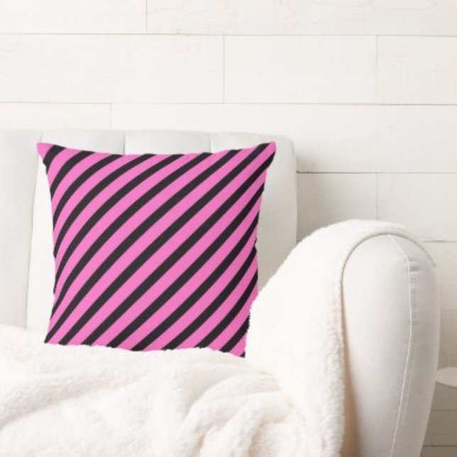 Colourful Modern Cute Stripes Pattern          Cushion (Creator Uploaded)