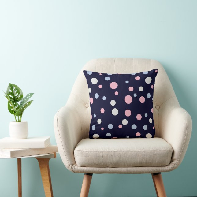 Colourful Modern Dots Pattern  Cushion (Chair)