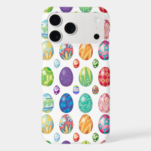 Colourful Modern Easter Eggs Pattern Holidays