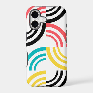 Colourful, modern, fun, cheerful geometric graphic