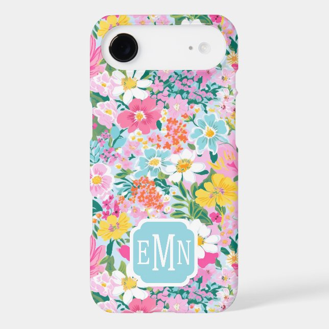 Colourful Modern Garden Monogrammed (Back)