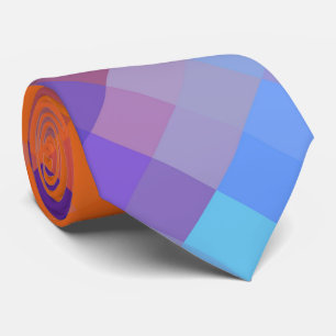 Colourful Modern Geometric Diamond Pattern #17 Tie