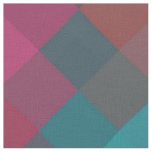 Colourful Modern Geometric Diamond Pattern #2 Fabric