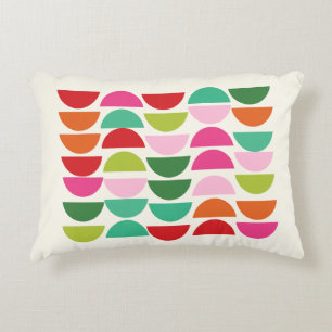 Colourful Modern Geometric Shapes Simple Pattern Decorative Cushion