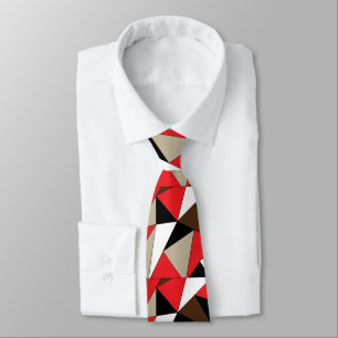 Colourful Modern Geometric Shapes Tie