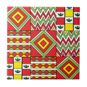 Colourful Modern Moroccan Mosaic Pattern Ceramic Tile