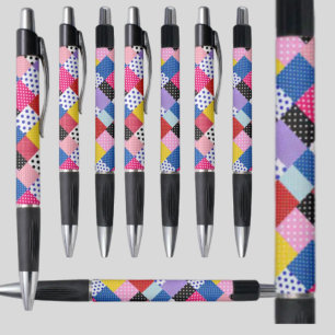 Colourful Modern Mosaic Dots Pattern          