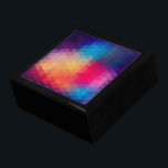 Colourful Modern Mosaic Geometric Pattern Gift Box<br><div class="desc">Modern colourful mosaic polygonal geometric seamless pattern. If you need any help customising any of my designs,  contact ArtOnWear designer. Free text formatting with live help available by request.</div>