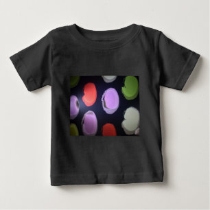 Colourful Modern Pattern Polka Dot Art Print Baby T-Shirt