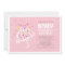 Colourful Modern Pink Baby Girl Sprinkle Invitatio