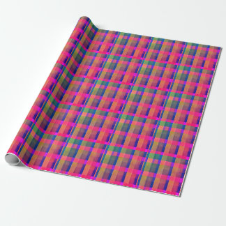 Colourful Modern Plaid Wrapping Paper