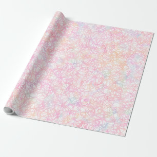 Colourful Modern Strings - Pearl Pastel Wrapping Paper