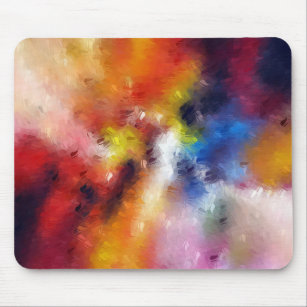 Colourful Modern Template Abstract Art Elegant Mouse Pad