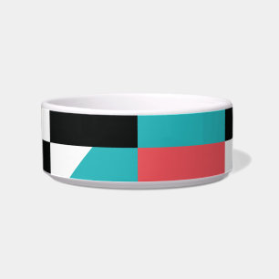 Colourful, modern, trendy, fun geometric pattern bowl