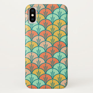 Colourful Modern Trendy Geometric Fish Scale iPhone X Case