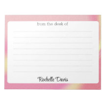 Colourful Modern Trendy Gradient From the Desk of