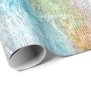 Colourful Modern Wood Grain Background #10 Wrapping Paper