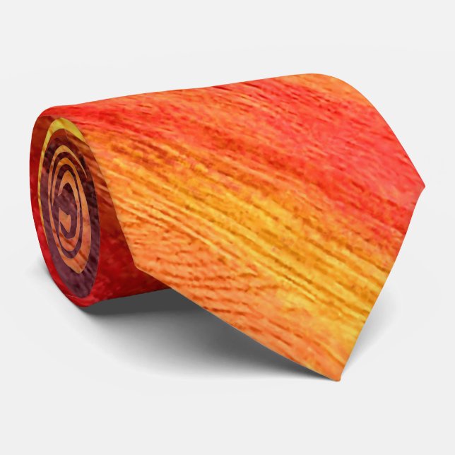 Colourful Modern Wood Grain Background #41 Tie (Rolled)