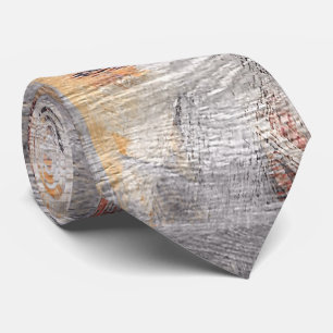 Colourful Modern Wood Grain Background #63 Tie