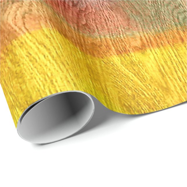 Colourful Modern Wood Grain Background #7 Wrapping Paper (Roll Corner)