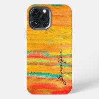 Colourful Modern Wood Grain Look #8