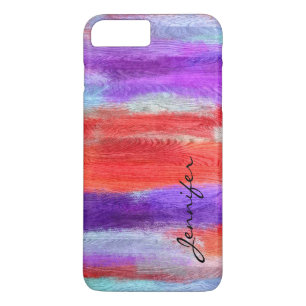 Colourful Modern Wood Grain Look #9 iPhone 8 Plus/7 Plus Case