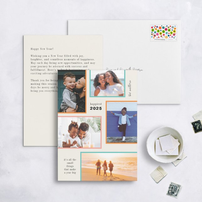 Colourful Moments Holiday Photo Card (Creator Uploaded)