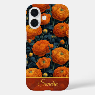 Colourful Moms Mothers Day Gifts Ranunculus Name iPhone 16 Case