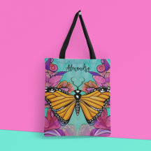 Colourful Monarch Custom Text