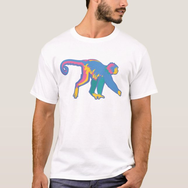 Colourful Monkey T-Shirt (Front)