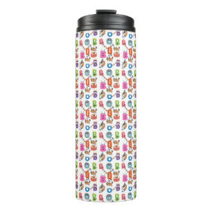 Colourful Monster “BOO” Halloween Cartoon Design Thermal Tumbler